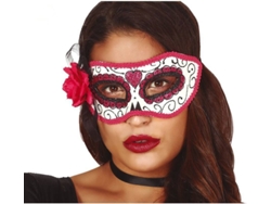 Máscara DISFRAZZES Día Los Muertos Rosa (Talla: Talla Universal )
