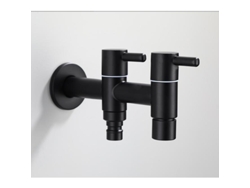 Grifo de jardín exterior en madera de arce mate 304 Mdug (tipo B)