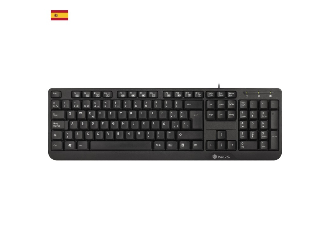 Ngs Funkyv3, teclado QWERTY Ngs 0344vayotoy (español)