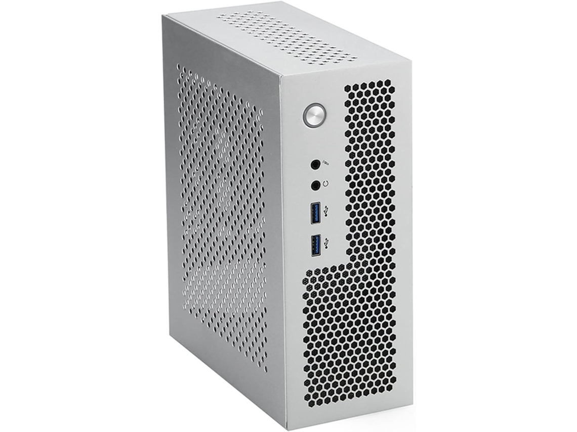 A09 Htpc Mini Itx Gabinete Para Pc De Escritorio Chasis Usb 3.0 Hogar Plata
