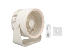 Ventilador de pared silencioso, potente y ajustable a 180° para dormitorio/cocina.