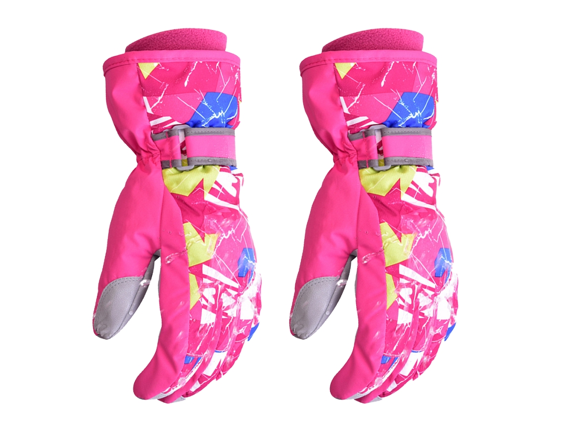 Guantes de esquí y snowboard unisex de invierno, cálidos, impermeables y resistentes al viento.