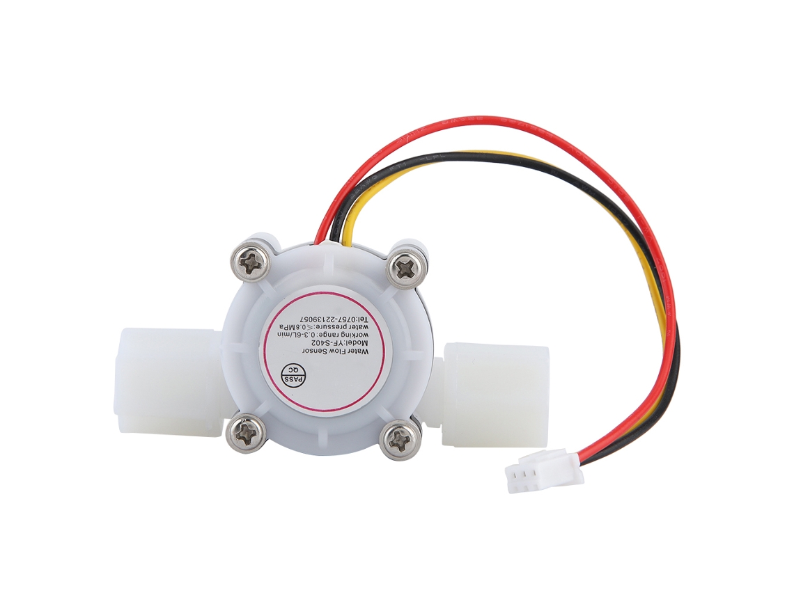 Sensor De Flujo De Agua Hall Yf-s402 Controlador G1/4 Para Enfriador De Agua