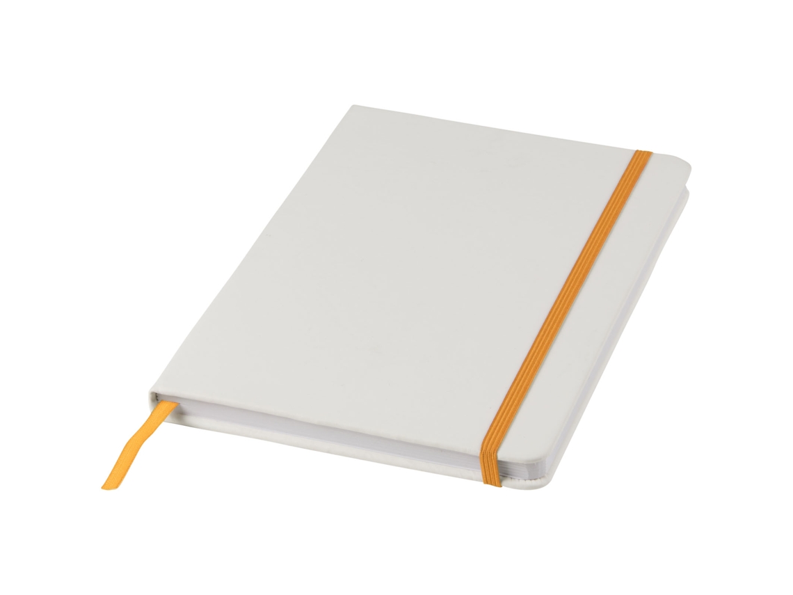 Libreta A5 Blanca Con Cinta de Color ''spectrum''