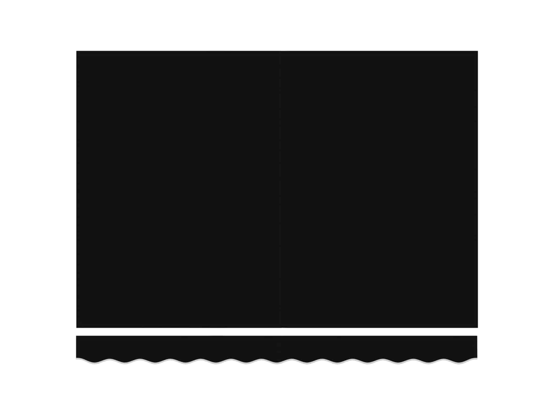 Maison Exclusive - Toldo Retráctil Negro 300 X 250 X 165 Cm Tela Y Metal