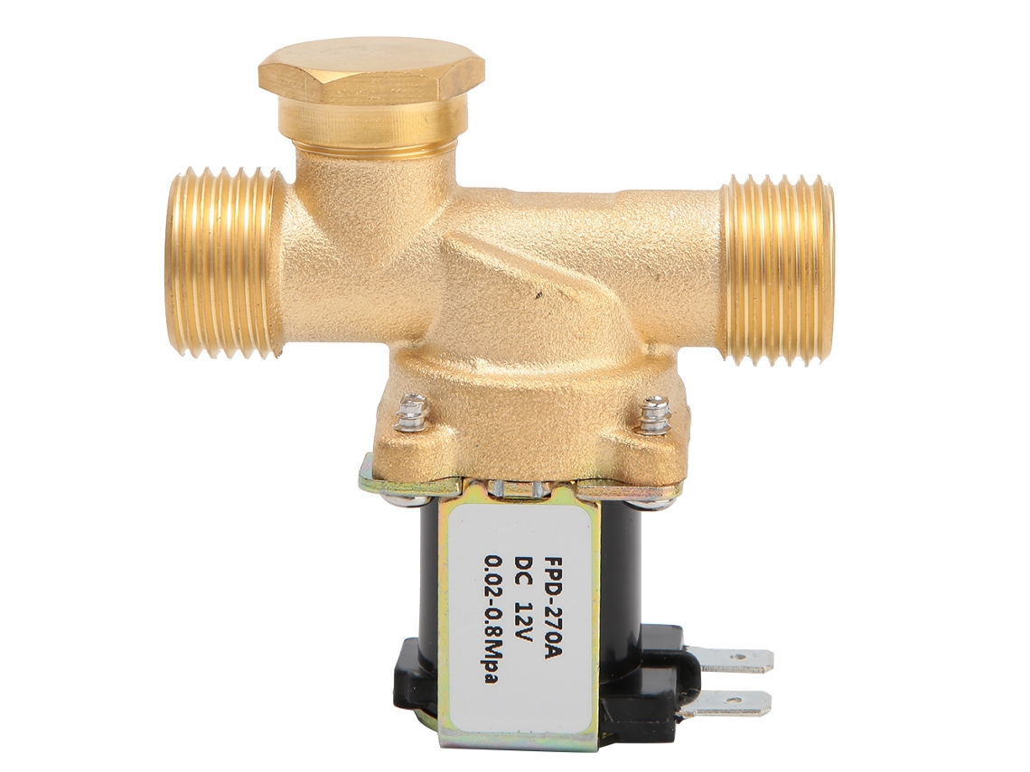 2026velora-válvula Solenoide De Latón Cierre Normal G1/2" Interruptor De Entrada De Agua (dc12v)