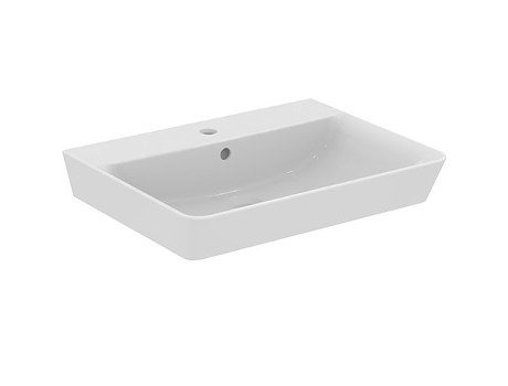 Lavabo de aire IDEAL STANDARD Connect Air Cube 600mm E0298, Lavabo de aire IDEAL STANDARD Connect Air Cube 600mm E0298, Color: Blanco con Ideal Plus