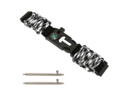 Pulsera De Paracord 6 En 1 Con Brújula, Silbato Y Encendedor Para Huami Samsung De 22 Mm