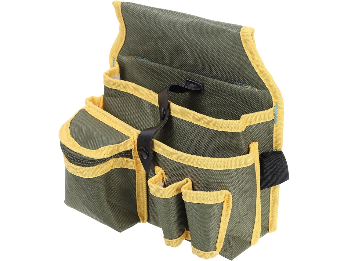 Bolsa De Herramientas Con Correa Para El Hombro Y Cinturón De Lona Resistente Para Electricistas.