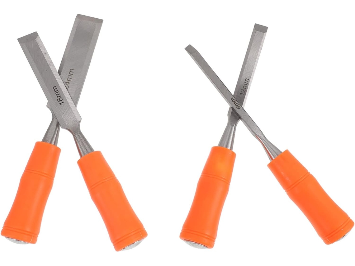 Juego De 4 Herramientas Multiusos Para Trabajar La Madera, Para Tallado A Mano, Acero De Alta Calidad.