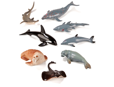 Figuras Animales Marinos 8 Unidades MINILAND