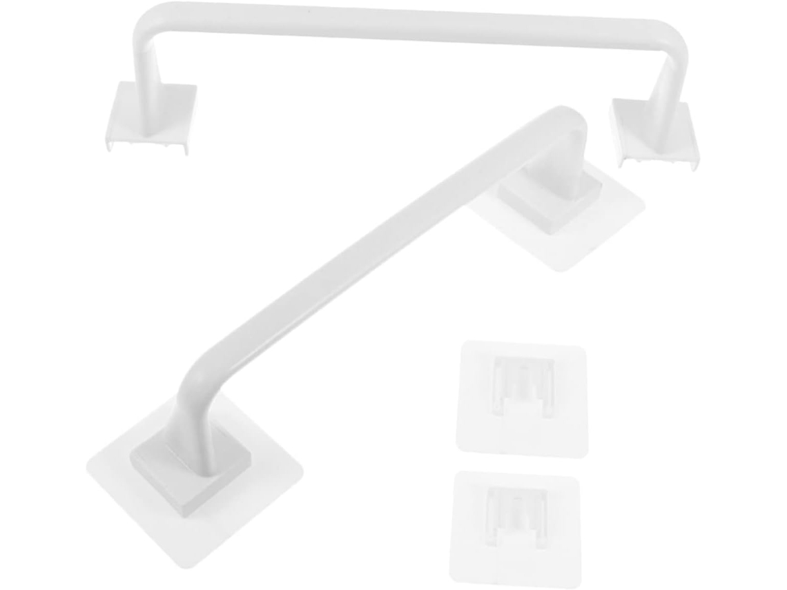 Juego de 2 toalleros adhesivos de pared, duraderos para baño y cocina, Ins Gokoco