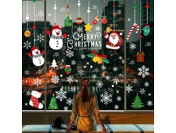 140 pegatinas navideñas para el hogar/tienda. RNEMITERY