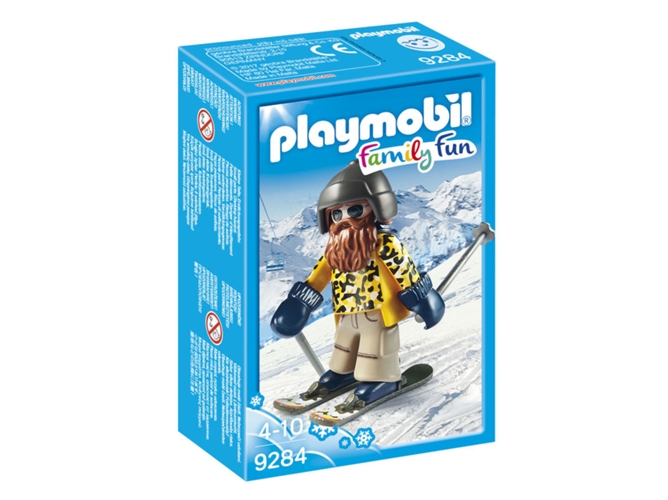PLAYMOBIL Family Fun: Esquiador 9284 (Edad Mínima: 4)