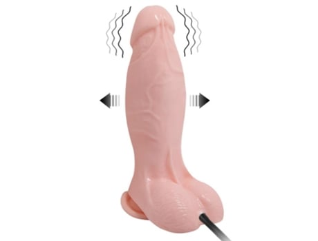 DILDO REALISTICO VIBRADOR E INFLABLE 18.8 CM