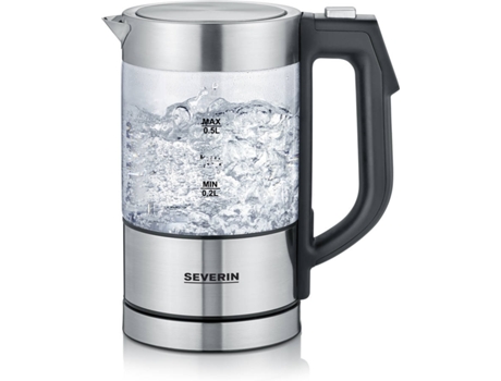 Hervidor Eléctrico SEVERIN WK 3458 (1100 W - 0.5 L - Gris)