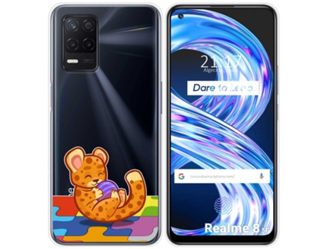 Carcasa Realme 8 5G / Narzo 30 5G TUMUNDOSMARTPHONE Dibujos Transparente Multicolor