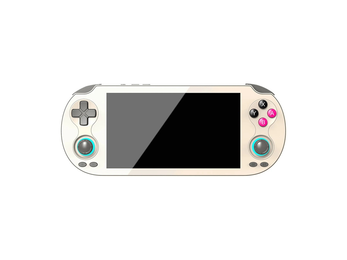 Consola De Juegos Retro Portátil Szsmart Anbernic Rg Vita De 5,46" Ips 64 Gb Android/linux Wifi Bt 30 Emuladores + Tarjeta De Juegos 128 Gb - Blanc