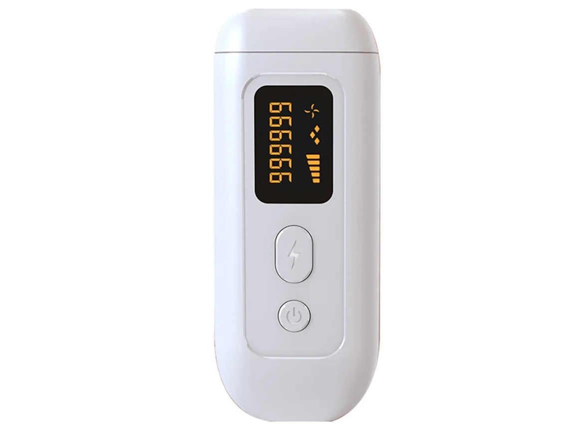 Dispositivo de depilación indolora KT05 para rostro y cuerpo, color blanco Yizhood