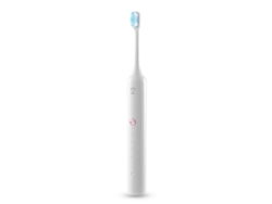 Cepillo de dientes eléctrico sónico magnético Sfushos, recargable por USB, resistente al agua, para adultos (blanco)