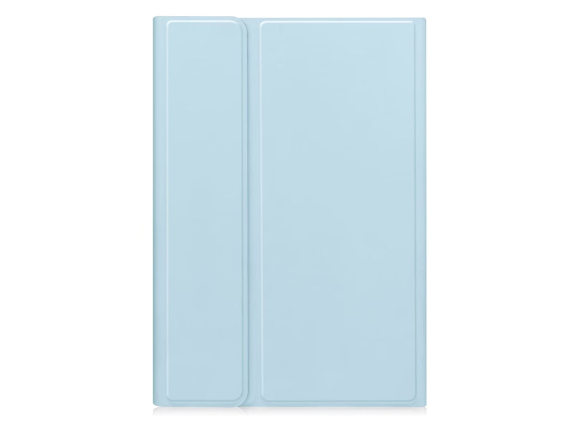 Capa Para Samsung Galaxy Tab S10 Plus/s9 Plus/s9 Fe Plus 12.4 Polegadas Com Ranhura Para Caneta Azul Celeste