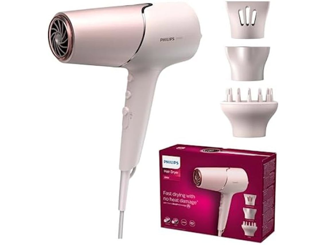 Secador De Pelo Serie 5000 Tecnología Thermoshield Difusor De