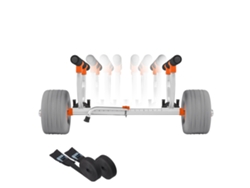 Remolque para kayak Succebuy con neumáticos inflables de PU de 30,5 cm y capacidad de carga de 158 kg