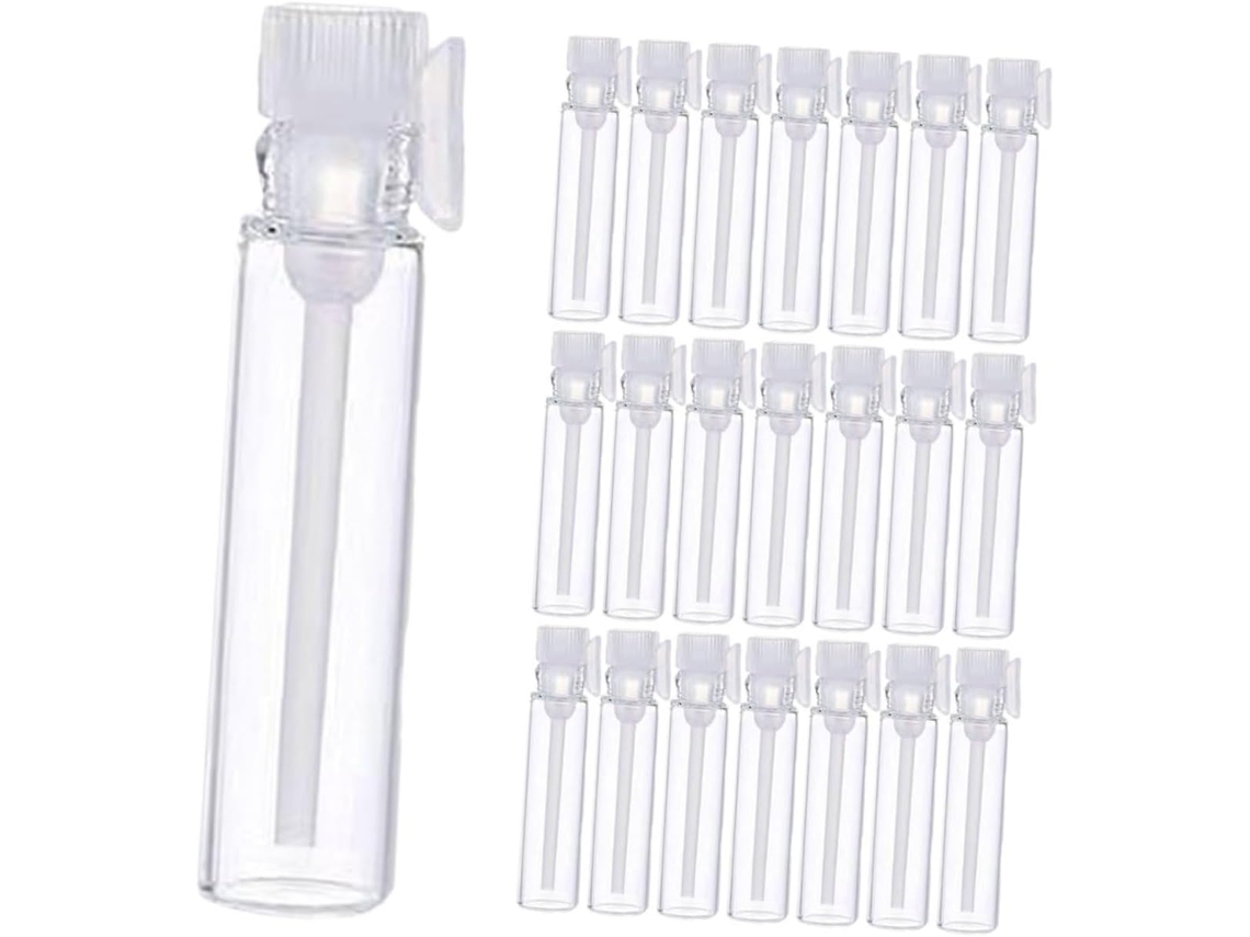 100 Frascos Portátiles De Vidrio Transparente Para Muestras De Perfume
