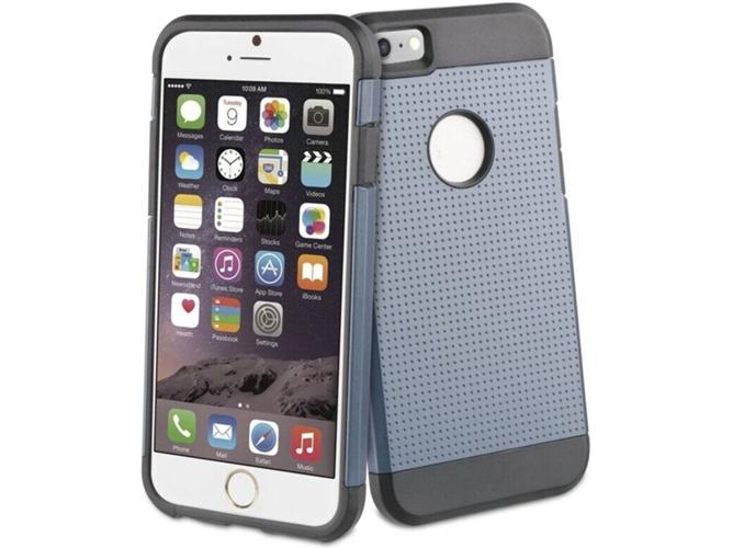 Funda iPhone 6 Plus, 6s Plus, 7 Plus, 8 Plus MUVIT Ultrafina Gris