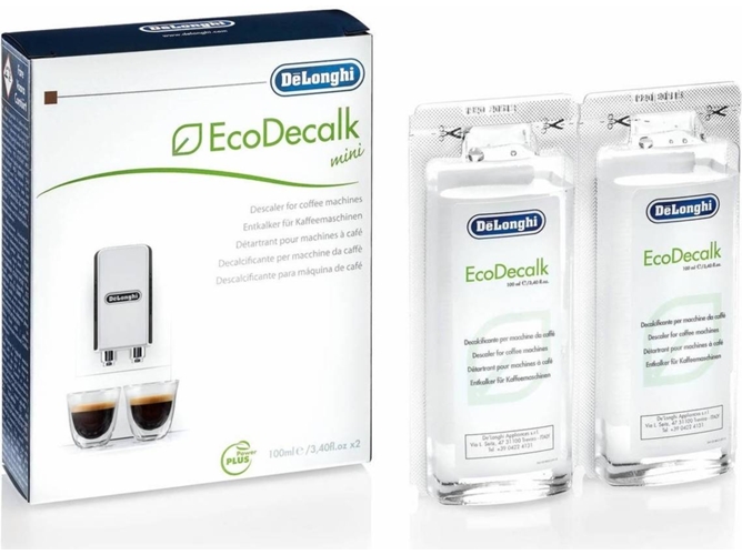 Descalcificador Delonghi Ecodecalk mini para cafeteras longhi set dlsc200 2 100ml 5513296011 100 deslcadificador pack 2x universal 2x100mlecodecalkdl