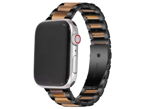 Correa VEANXIN de acero inoxidable de cuarzo y resina para Apple Watch Series 5 de 40 mm