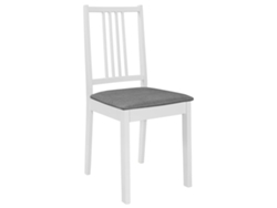 Maison Exclusive - Sillas De Comedor Con Cojines 6 Unidades Madera Maciza Blanca