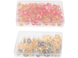 260 Chinchetas Alfanuméricas Para Tablones De Corcho – 260 Piezas Rojas