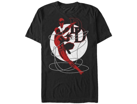 Camiseta de Hombre SUPERHEROMARVEL Full Moon Daredevil Algodón (M)