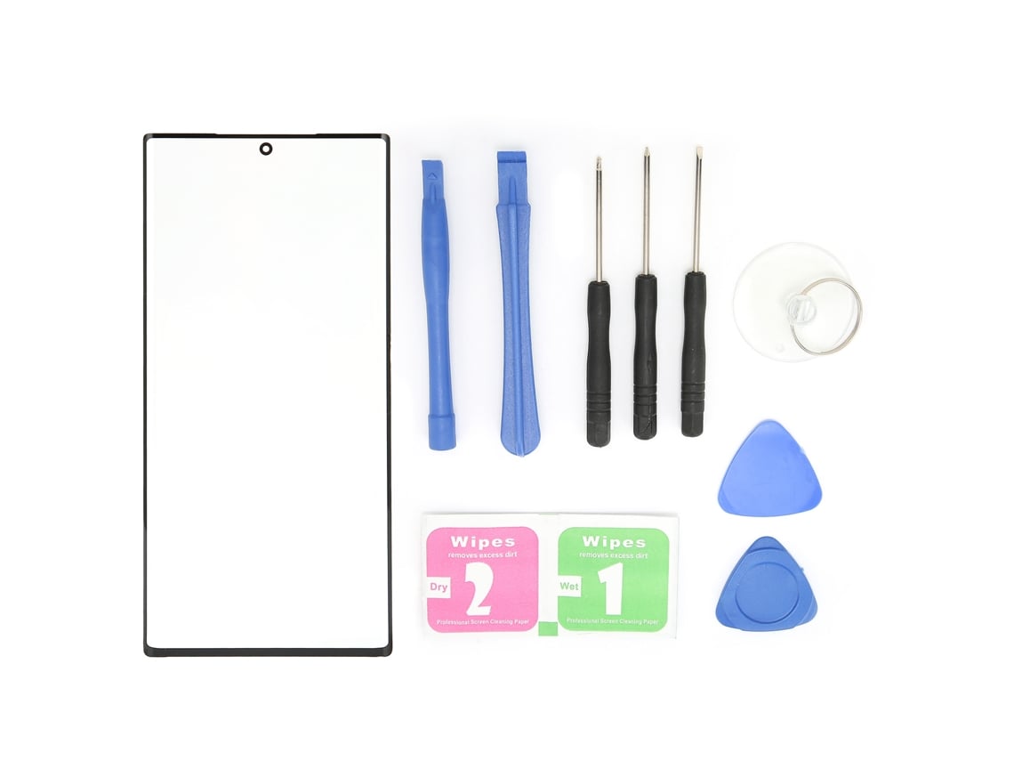 Vidro Da Tela Frontal Externa Com Fita Oca Para Reparo Do Samsung Note 20 Ultra 5g