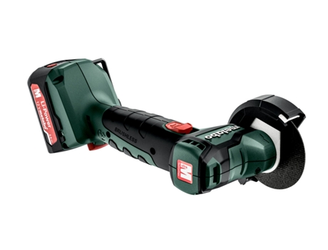 METABO PowerMaxx CC 12 BL Amoladora angular de batería/12V 2x Ion de litio; Cargador SC 30; METABOX 145