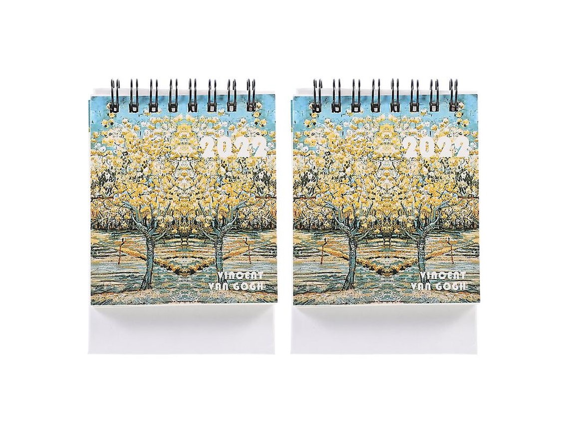 2 piezas Calendario de año nuevo ALLINLESS