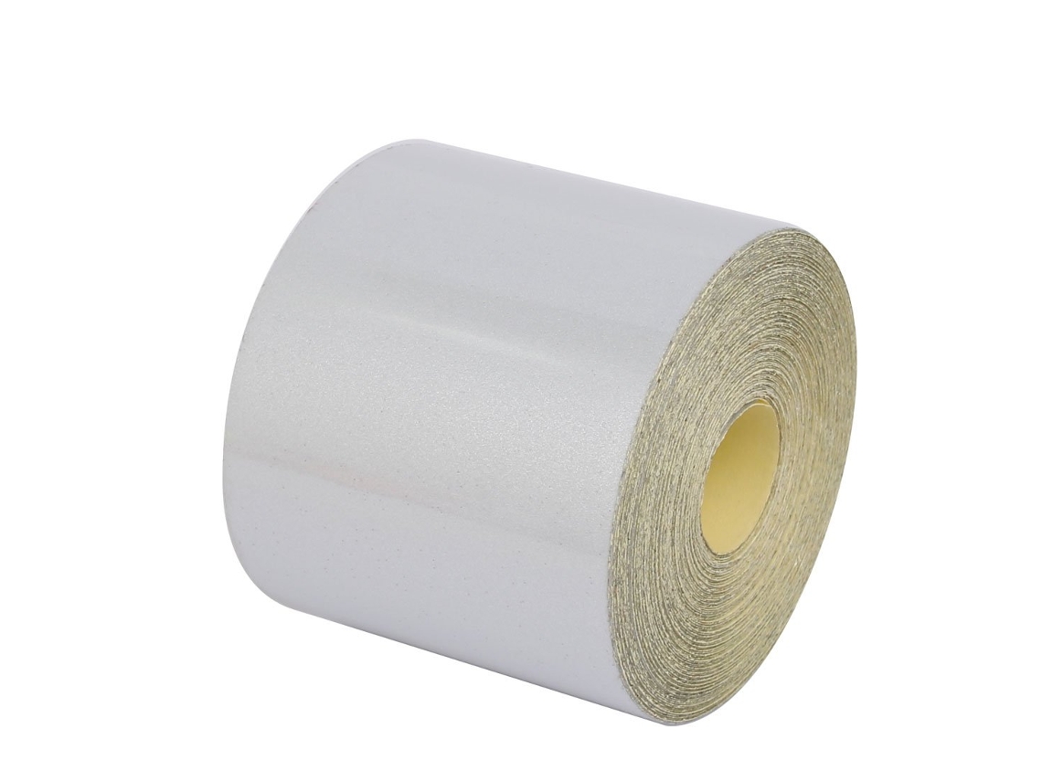 Cinta Reflectante De Advertencia De Seguridad Adhesiva De Una Sola Cara, 5 Cm X 10 M, Color Blanco