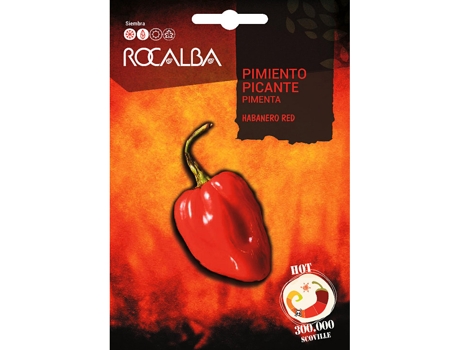 ROCALBA Pimenta Habanero Vermelha 0 5G Pacote 5 Envelopes