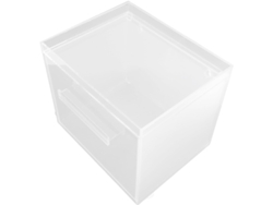 Caja De Almacenamiento De Toallas Faciales De Acrílico Con Cajón – Contenedor Para Montaje En Pared