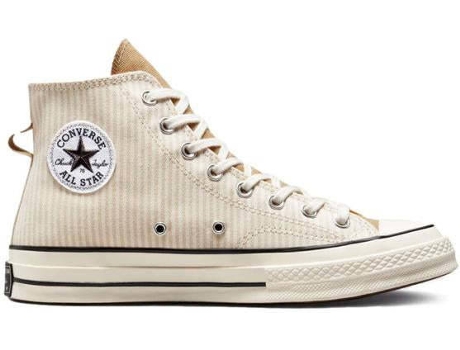 Zapatillas CONVERSE Chuck 70 Crafted Stripe Unisex (41 - Beige)