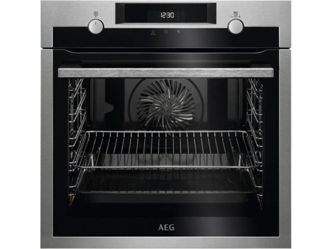 Horno Aeg Bpe53512ym 71 litros 71l acero inoxidable independiente clase multifuncion pirolitico antihuellas de surroundcook uniforme 59.5 cm s0425878 3500 1