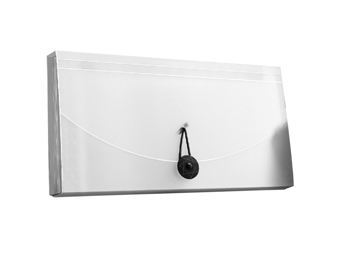 Carpeta expandible con 13 bolsillos, impermeable, transparente, portátil para facturas y documentos
