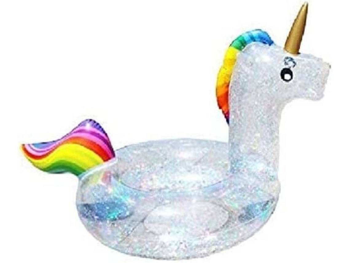 Flotador inflable brillante para piscina de bebé, flotador de natación de unicornio con cómodo cojín de asiento, mejora la experiencia de natación de tu bebé