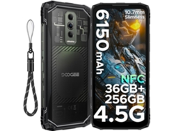 Smartphone robusto Doogee Blade 10 Ultra Energy 36 GB/256 GB 6.56" 6150 mAh 64 MP Android 15 Negro