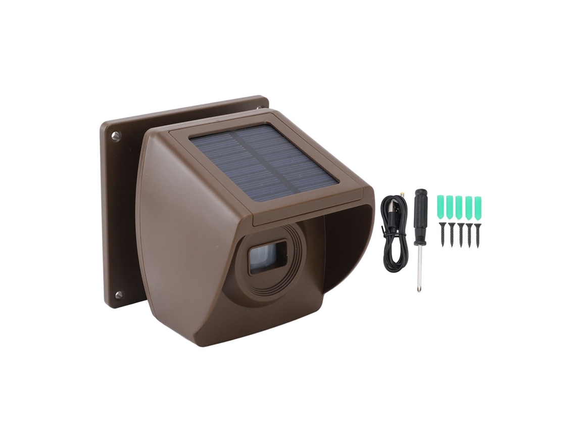 Alarma De Entrada Con Sensor De Movimiento Inalámbrico Solar Ip55 De 800 M Para Exteriores, Resistente A La Intemperie.