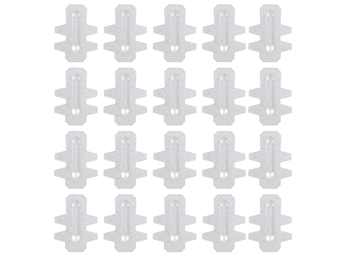 20 Tarjetas De Chapa Galvanizada Para Jaulas De Conejos - Accesorio Práctico Para Equipos Agrícolas