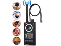 Detector antiespía con escáner de señal RF inalámbrico para protección privada Yizhood (negro)