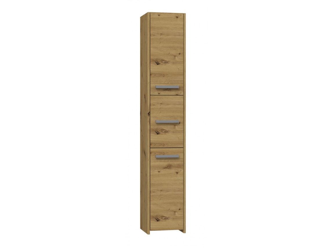 Mueble Auxiliar TOP E SHOP S33 ARTISAN Baño y ducha Plateado Roble Laminado ABS Plástico Aglomerado