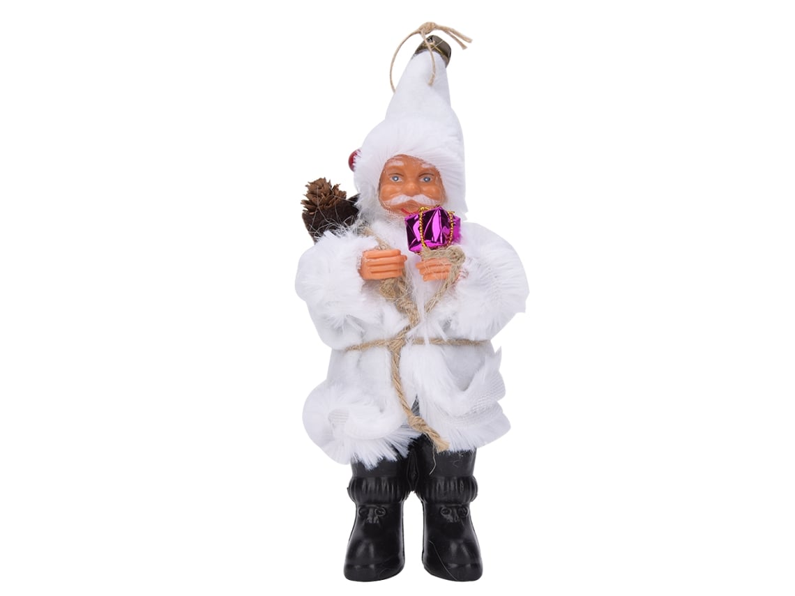 2026-muñeco Adorno Navideño Estilo Navideño Decoración Hogar Juguete Bonito Regalo Niño Blanco